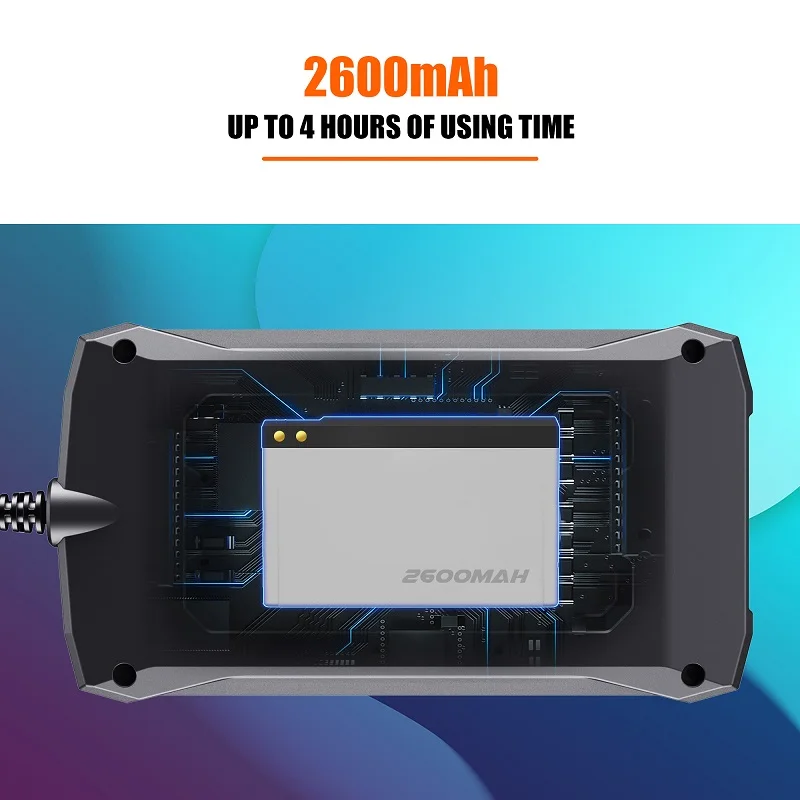 4.3 Inch IPS Screen Industrial Endoscope Camera Single Dual Lens HD1080P Car Inspection Borescope IP68 Waterproof LEDs 2600mAh