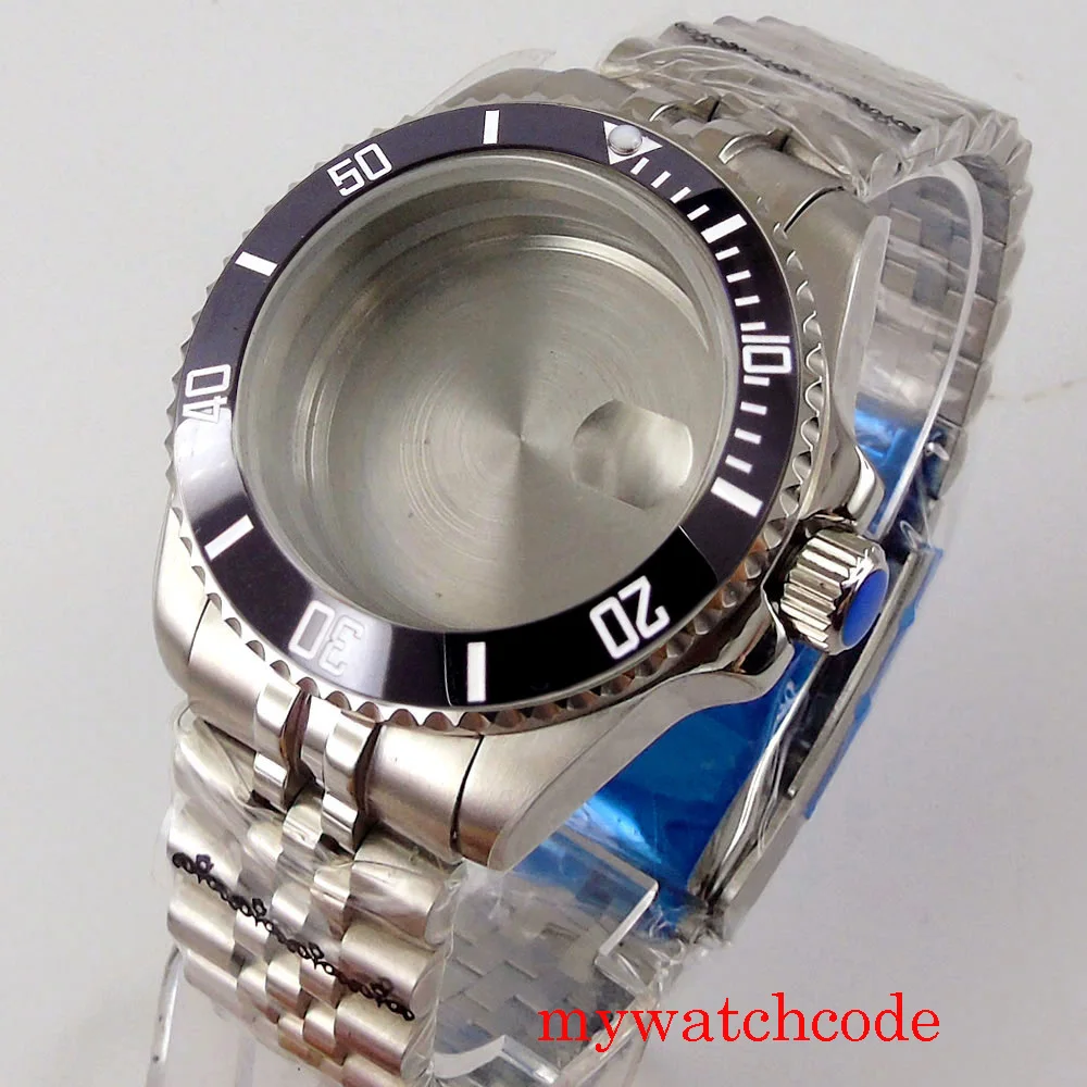 40mm Waterproof NH34 NH35 NH36 Watch Case Steel Watch Part for SKX Watch Maker 120clicks Bezel 200M