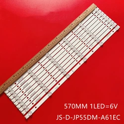 LED Strip For UHD HIGH ONE HI5502UHD-MM D55-M30 Nordmende ND55KS4000 JS-D-JP55DM-A51EC B51EC 55DM1000/300MA-1BIN FHD