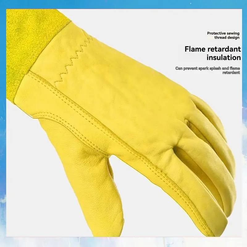 

Retail Rose Pruning Gloves For Men And Women Long Thorn Proof Gardening Gloves Breathable Leather Best Garden Gift S