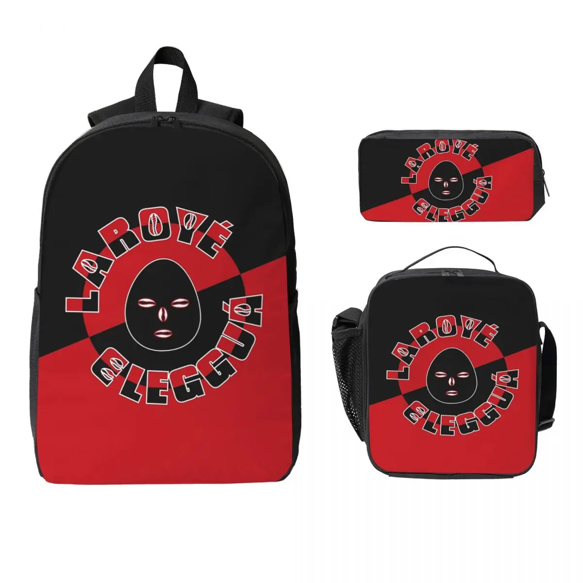 

Рюкзак Eleggua, студенческая сумка для книг для мальчиков и девочек, школьная сумка, компьютерные сумки на плечо, 3 шт., изолированная сумка для обеда, пенал