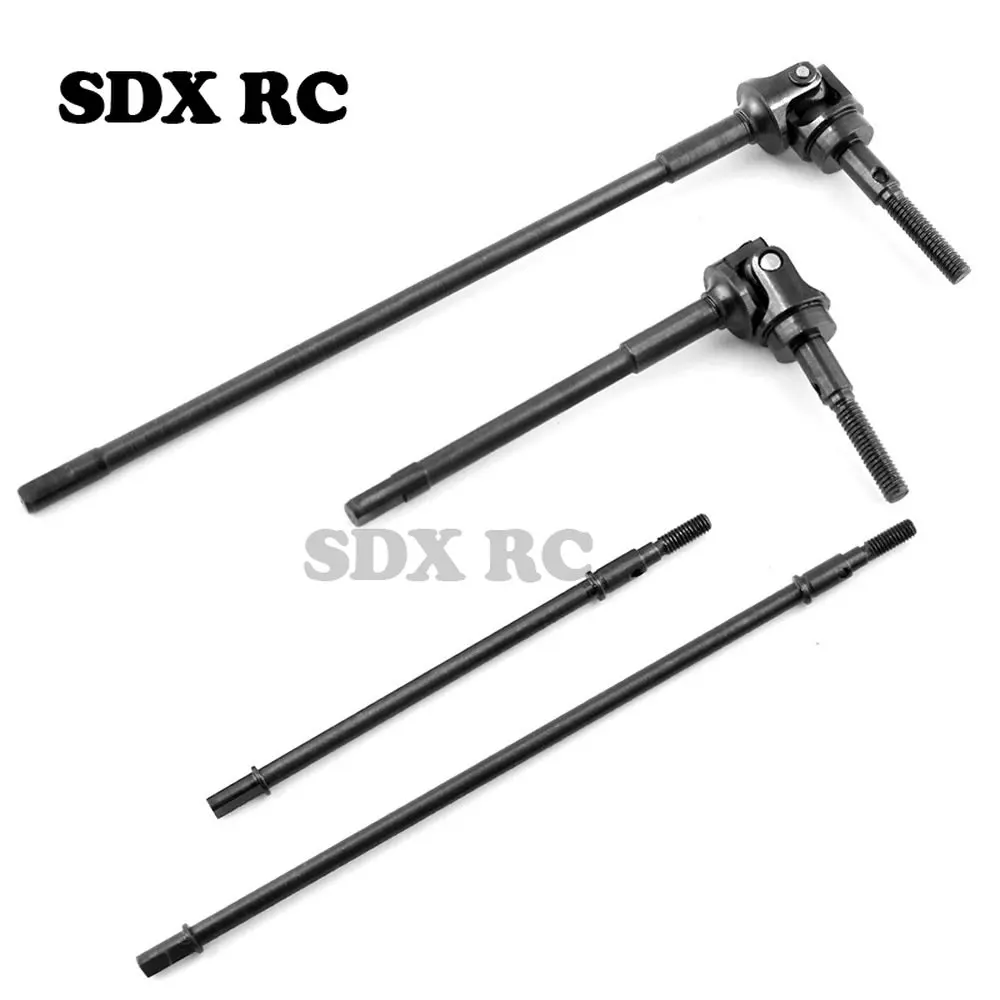 Hardened Steel AR60 Axles Universal Joint Drive Shaft Rear Straight Shaft for 1/10 RC Crawler Axial RR10 90048 WRAITH OP Parts