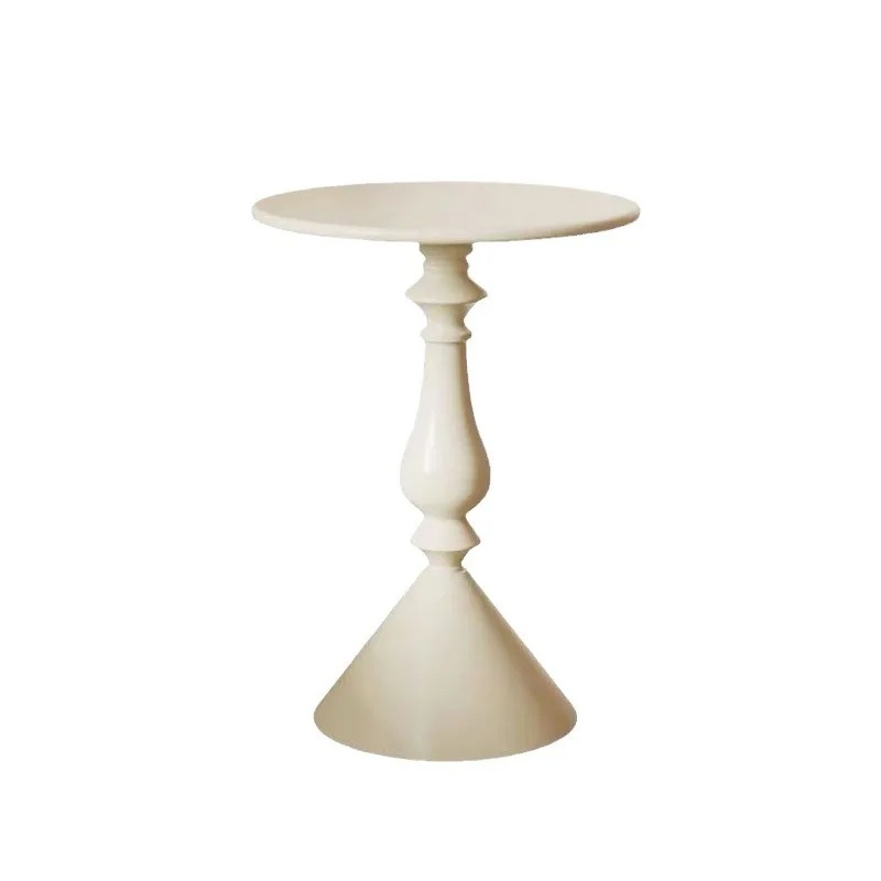 

Modern minimalist style round stainless steel frame coffee table living room furniture