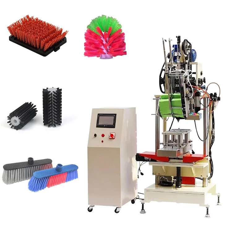 123Hot Finally Promotion 2 Axis Toilet Brush Making Machine Nylon Plastic Broom Making Machine