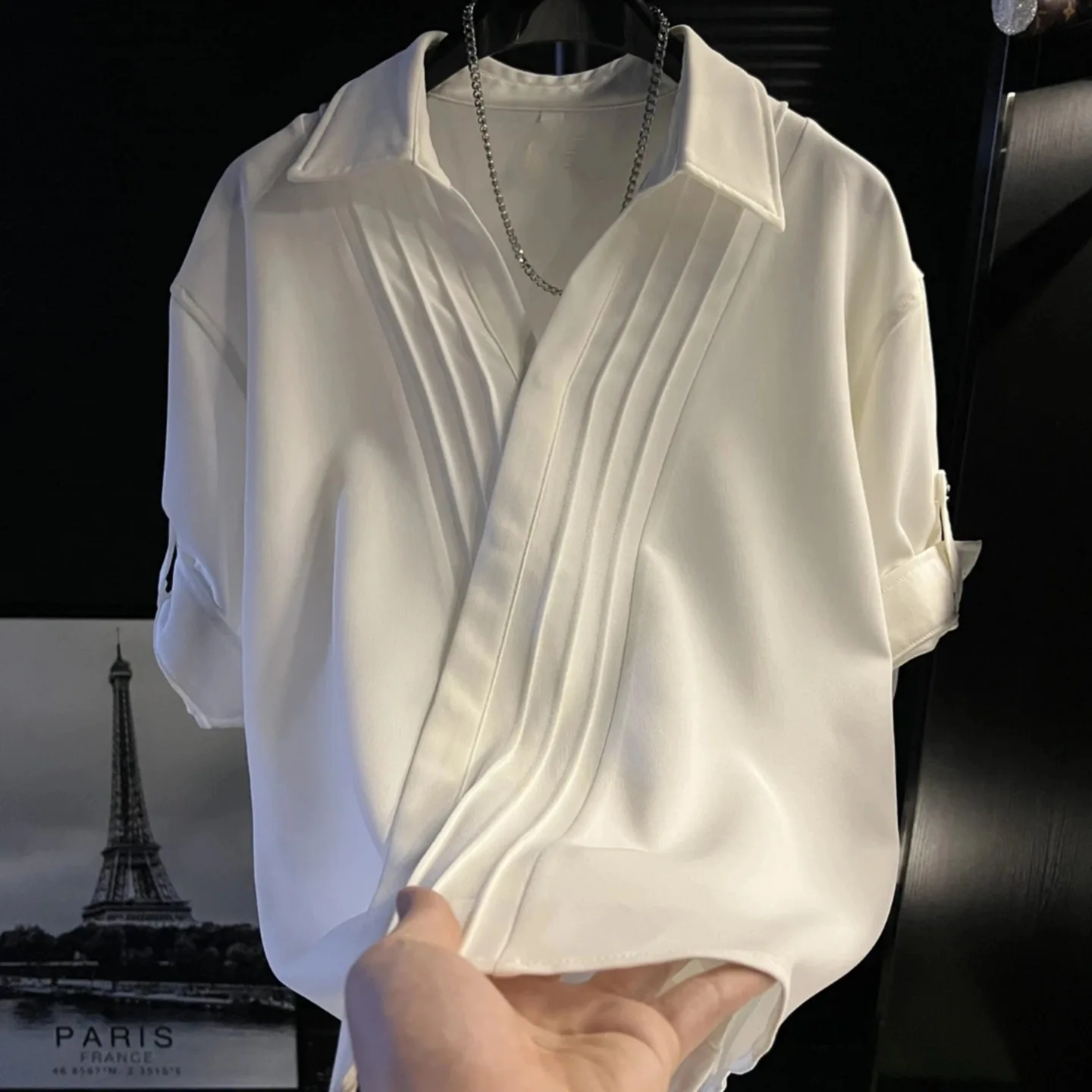 

2026 Summer Fashion Versatile Shirt Short Sleeve Men's Casual Premium Half Sleeve