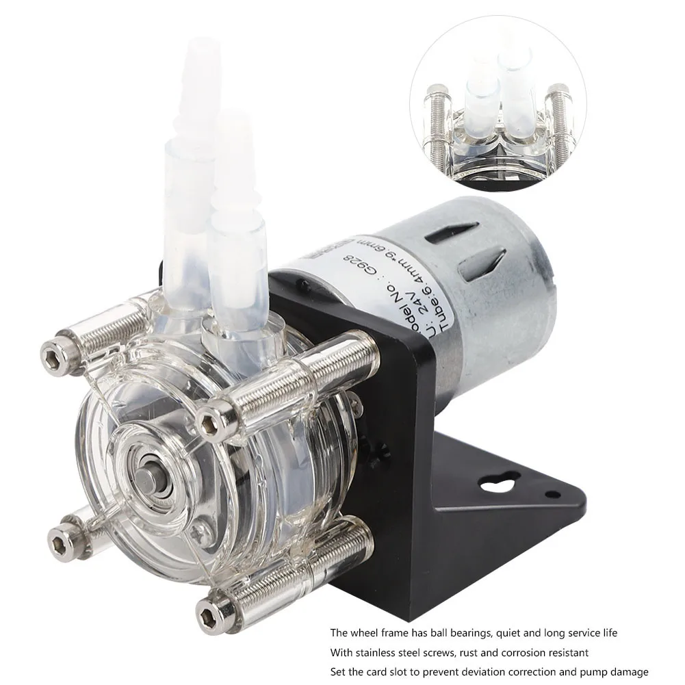 Peristaltic Pump High Quality Large Flow Corrosion Resistant with Transparent PC Head 500mL/min
