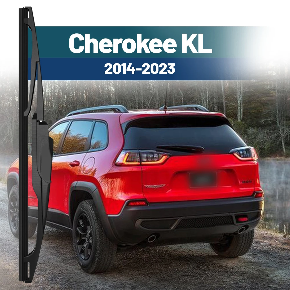 

Для Jeep Cherokee KL 2014-2023 14 "омыватель заднего лобового стекла, щетка стеклоочистителя, автомобильные аксессуары, аксессуары