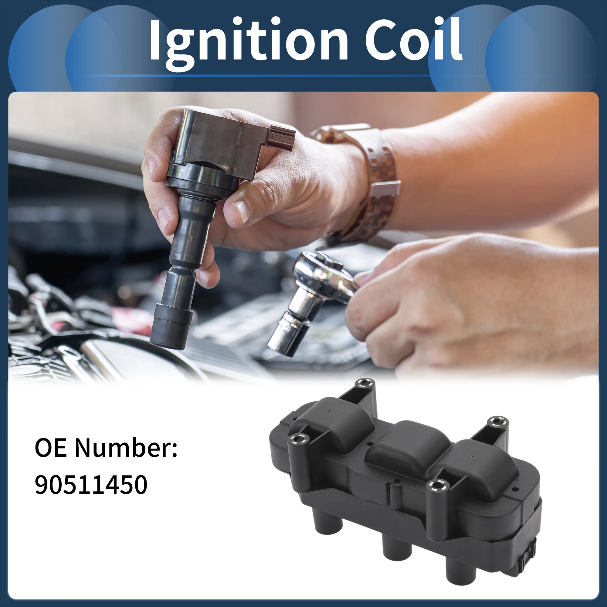 

Комплект катушек зажигания UXCELL No 90511450 для Vauxhall для Omega B 1994-2003 гг.