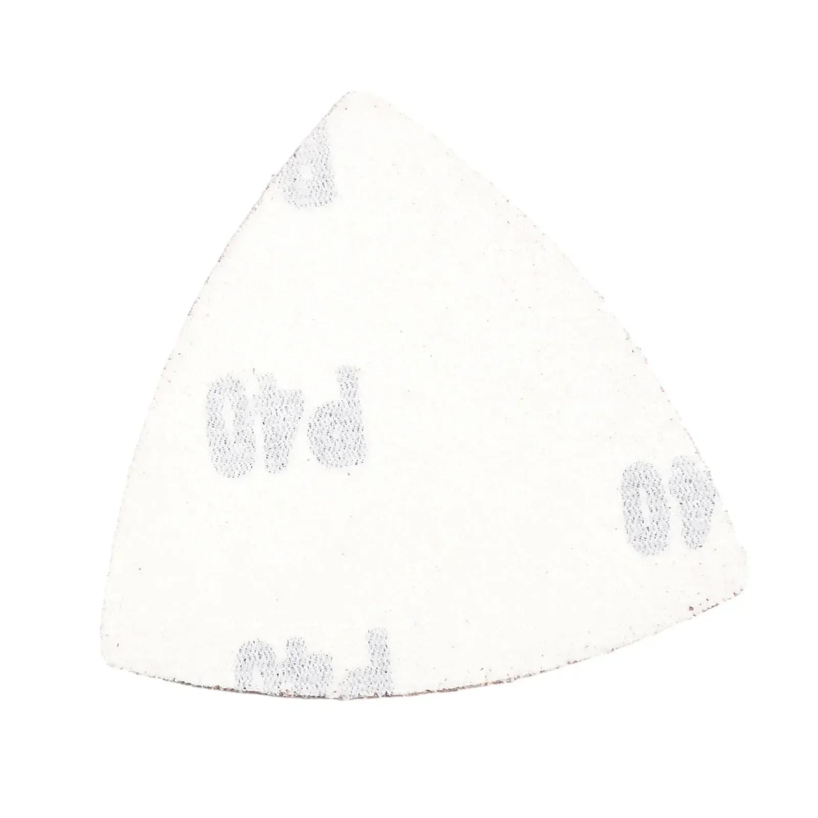 30 pezzi di carta vetrata triangolare da 80 mm con gancio e anello adatti multiutensile oscillante da 3-1/8 pollici per lucidatura e levigatura