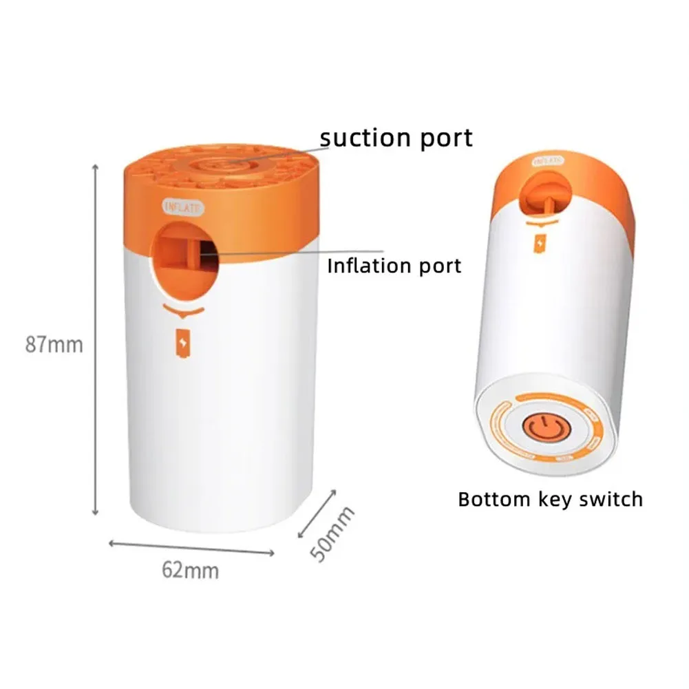 Outdoor Air Pump Small Electric Air Pump Built-in Pressure Gauge Design Convenient Options Efficient Inflation