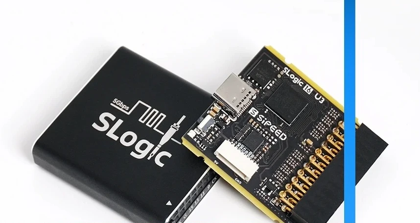 Логический анализатор Sipeed SLogic16U3 USB 3.0, 16 каналов, 800 МГц/с, 5 Гбит/с, регулируемый порог, Win/Mac/Linux