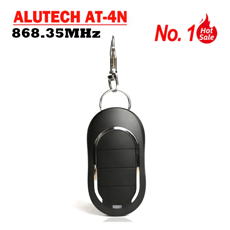 

ALUTECH AT-4N Garage Door Remote Control 868.35MHz Rolling Code Remote Control Gate Opener Electric Gate Transmitter