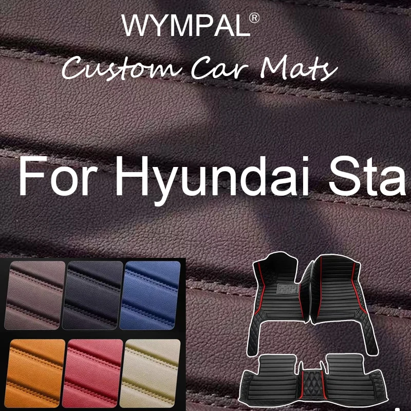 

Luxury Car Floor Mat For Hyundai Starex H-1 TQ 2008~2017 Anti-dirty Pad Car Acessories Full Set Mud Car Trunk Car Accessories