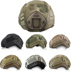 Tactical FG atacs Multicam Fast Helmet Covers Camouflage Cover Cloth Airsoft CS Paintball Shooting Equipment For FAST Helmet