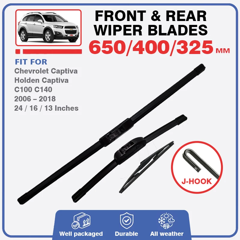 Front Rear Wiper Blades For Chevrolet Captiva Holden Captiva C100 C140 2006 - 2018 Windshield Windscreen Accessories Accessories