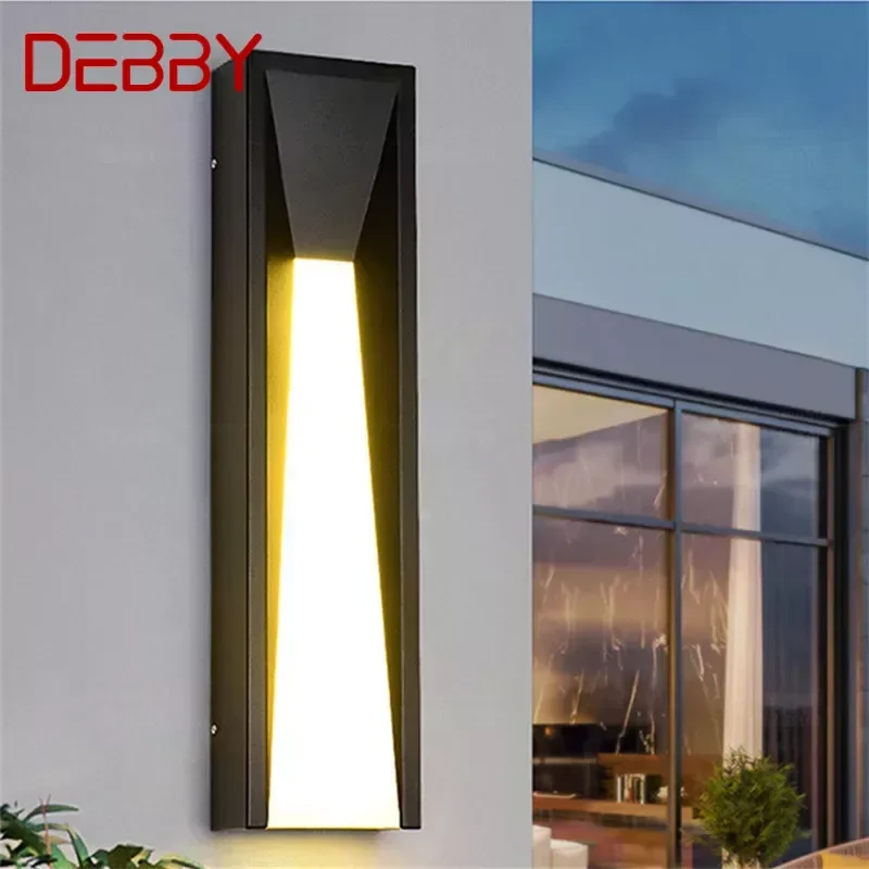 

DEBBY Contemporary LED Outdoor Wall Lamps Electric Simplicity Waterproof Balcony Hallway Courtyard Villa Gate Hotel