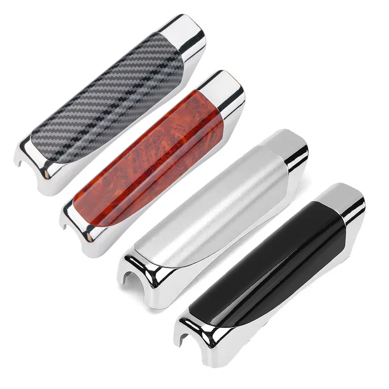 1 قطعة غطاء فرامل اليد للسيارة قبضة فرامل اليد حماية ألياف الكربون لكيا ريو Ceed سبورتاج سيراتو سول سورينتو بيكانتو أوبتيما #4