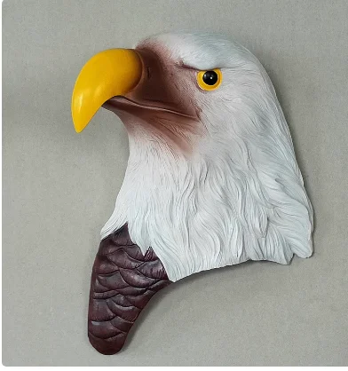 

Retro Eagle Head Decor Wall Hanging Animal Creative Hanging Home Living Room Bar Stereoscopic Decoration