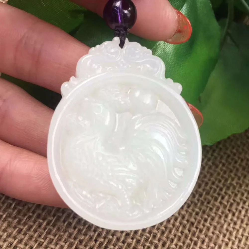 HetianJade Fine Officer on the Official Hanging Pendant Jewelry P0034