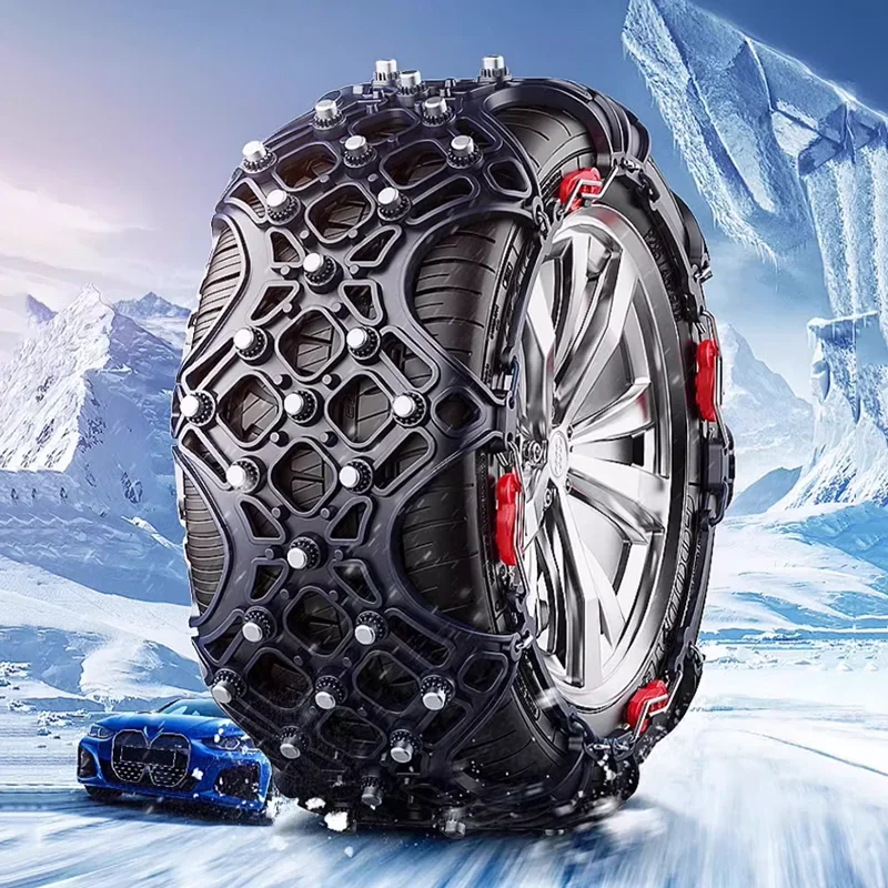 Winter hot selling full wrap bull tendon vehicle mud sandy snow tire chains anti skid snow chains for 165~275 car tires