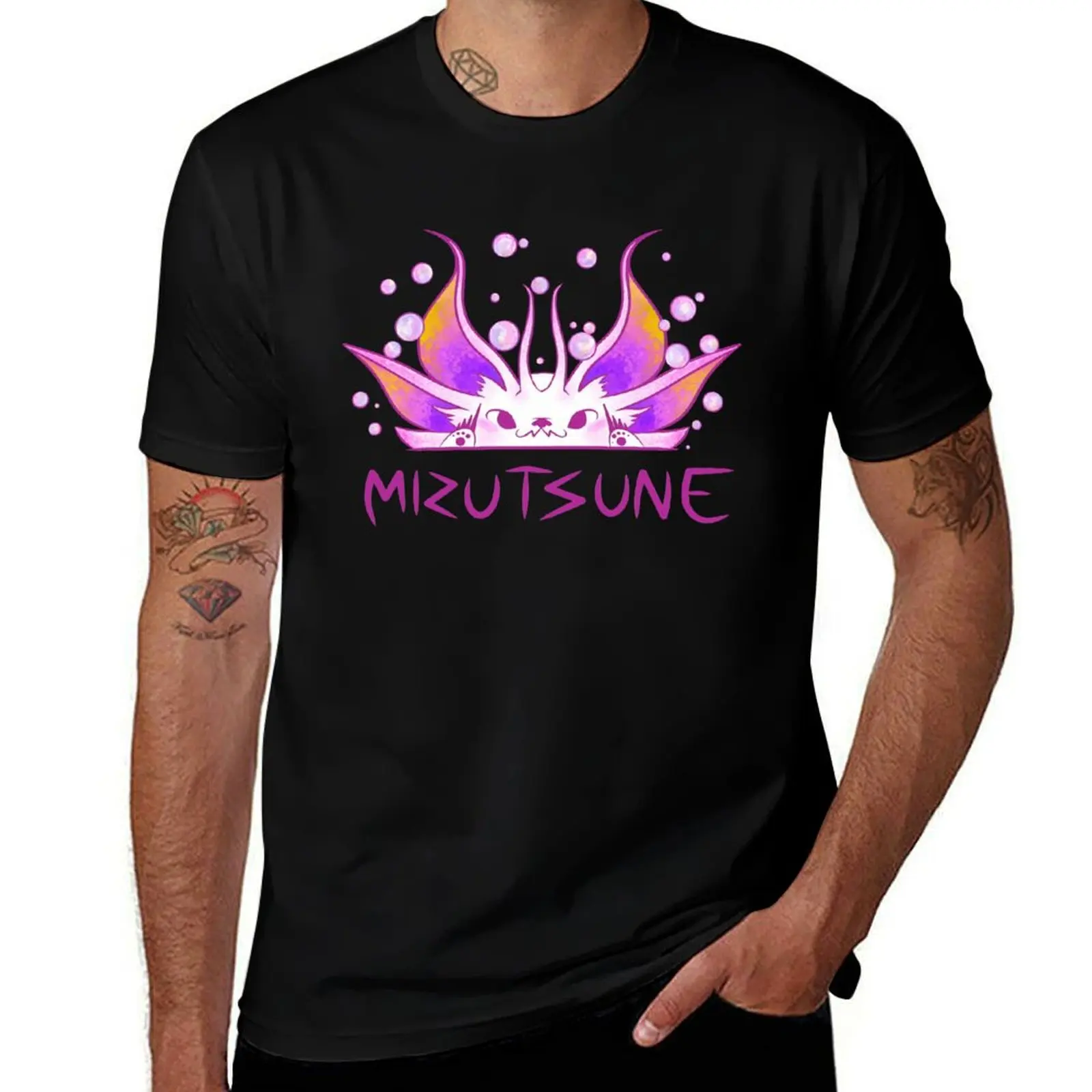 

Colorful Peeky Mitzusune 2 T-Shirt tops custom t-shirts plain mens graphic t-shirts