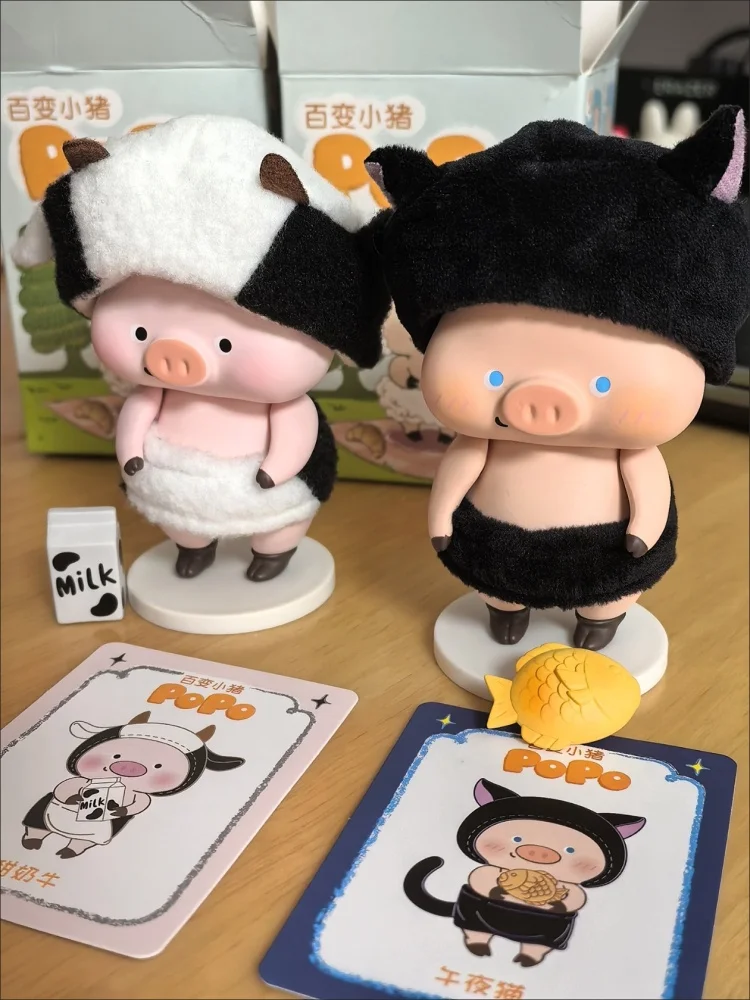 

8 см Свинья Popo Animal Series слепая коробка игрушка Caja Ciega Guess сумка девушка аниме персонаж милый подарок на день рождения девушке-сюрприз загадочная коробка