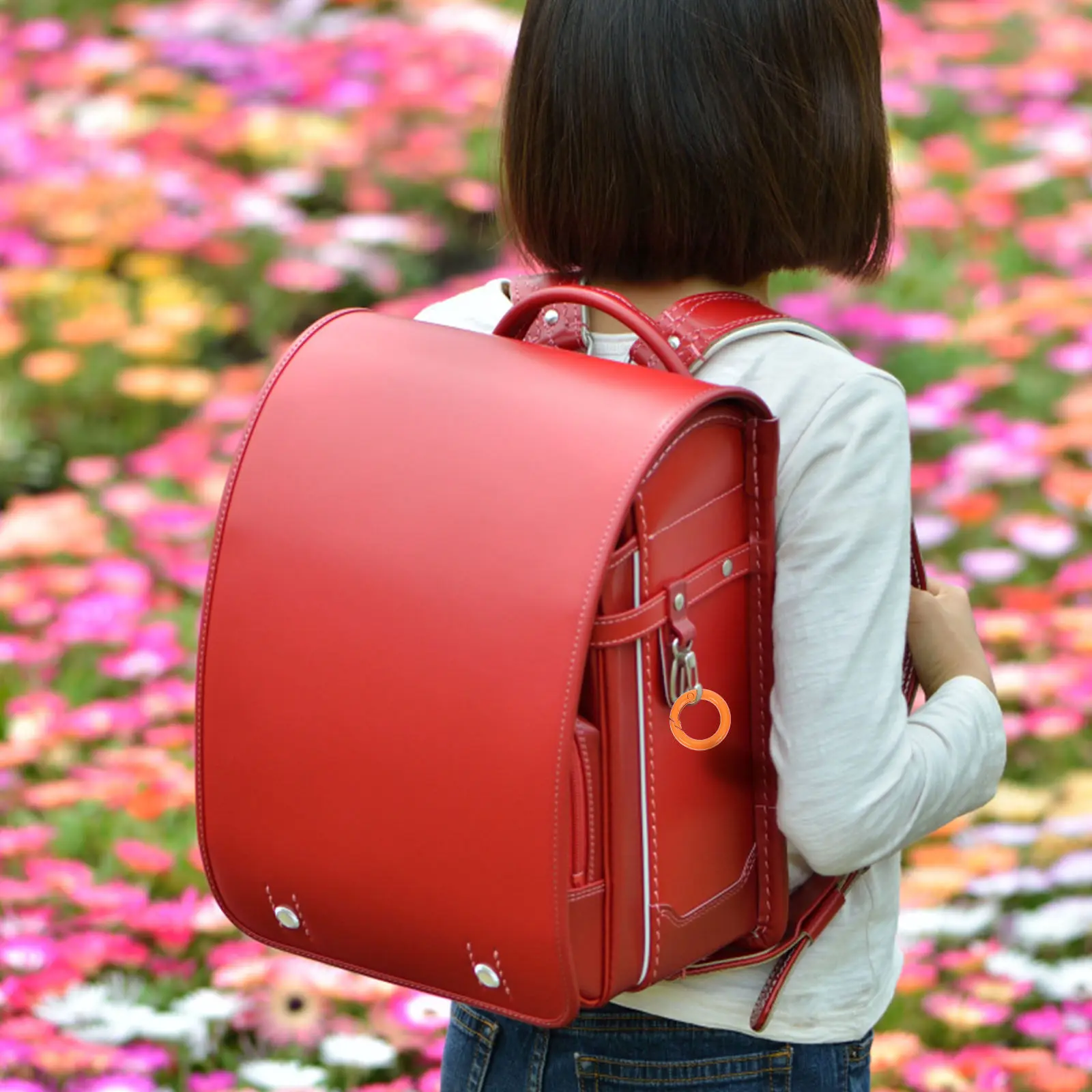 

24pcs Metal Spring Buckles Colored Round Keychain Rings Diy Bag Clips Rustproof Durable Snap Hooks For Luggage Harness Carabiner