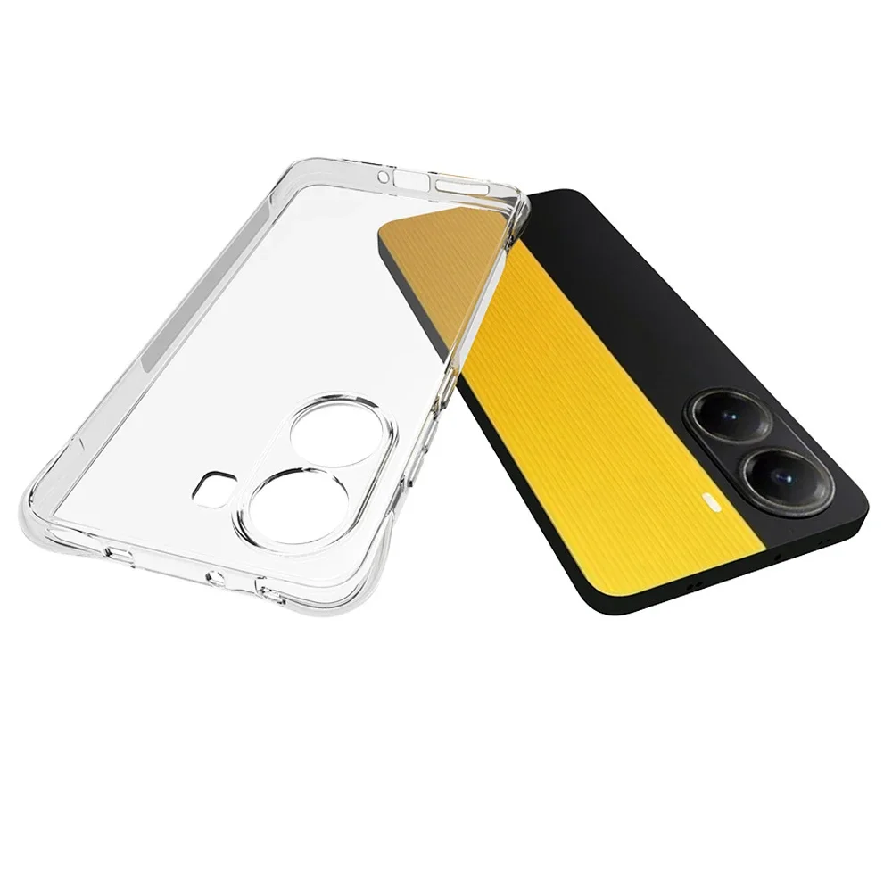 Transparente Funda für POCO X7 Pro 5G Fall Ultra Dünne HD Klar Weiche Stoßfest Abdeckung für Xiaomi POCO X7 Pro 5G Capa