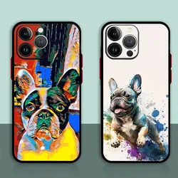 French Bulldog Dog Phone Case For iPhone 11,12,13,14,15,XS,XR,X,Mini,Pro,Max,Plus Shell