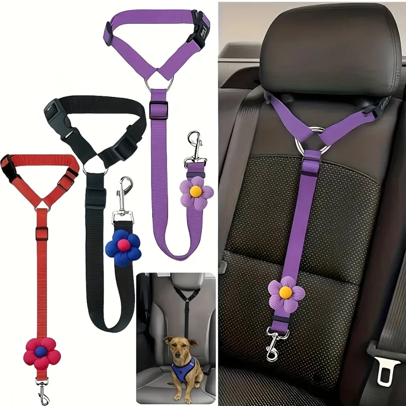

Dog Seat Belt for Vehicle Secure Pet Car Tether Safety Leash Dogs In Vehicles Dog Seatbelt Tether Christmas Gift Pet Accessory