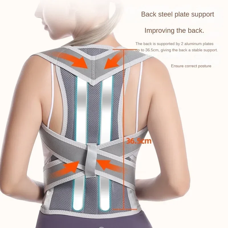 Humpback Girdle Keel Upper Back Strap Brace Shoulder Posture Corrector Scoliosis Spine Support Lumbar Orthopedic Belt