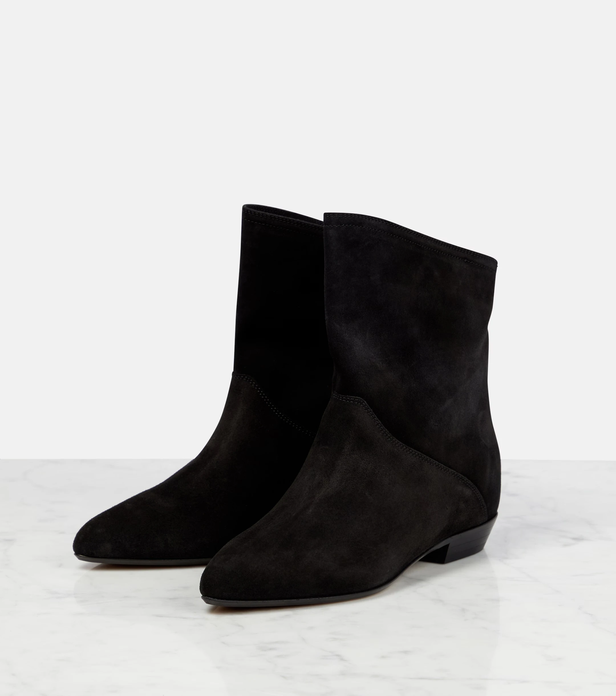 

Women's Solvan Suede Ankle Boots Black