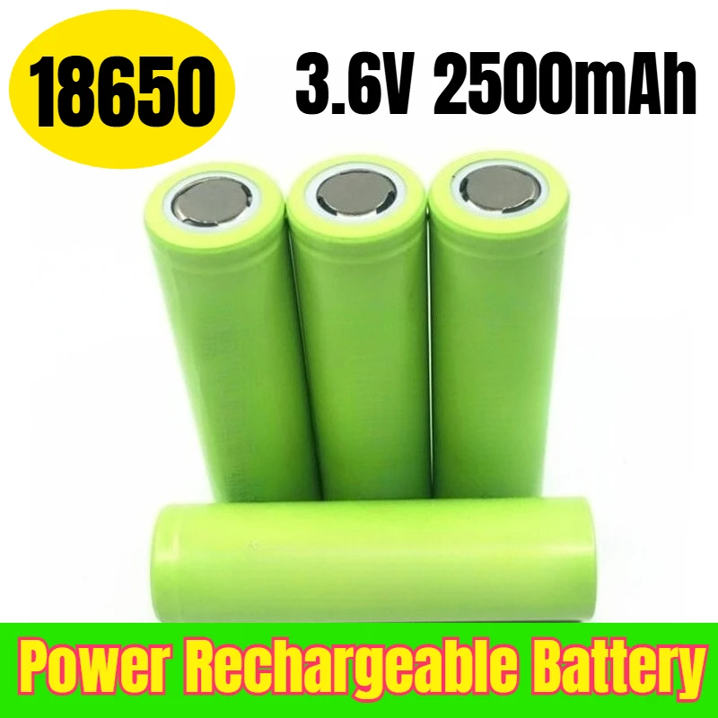 

18650 3.6V 2500mAh Power Rechargeable Battery