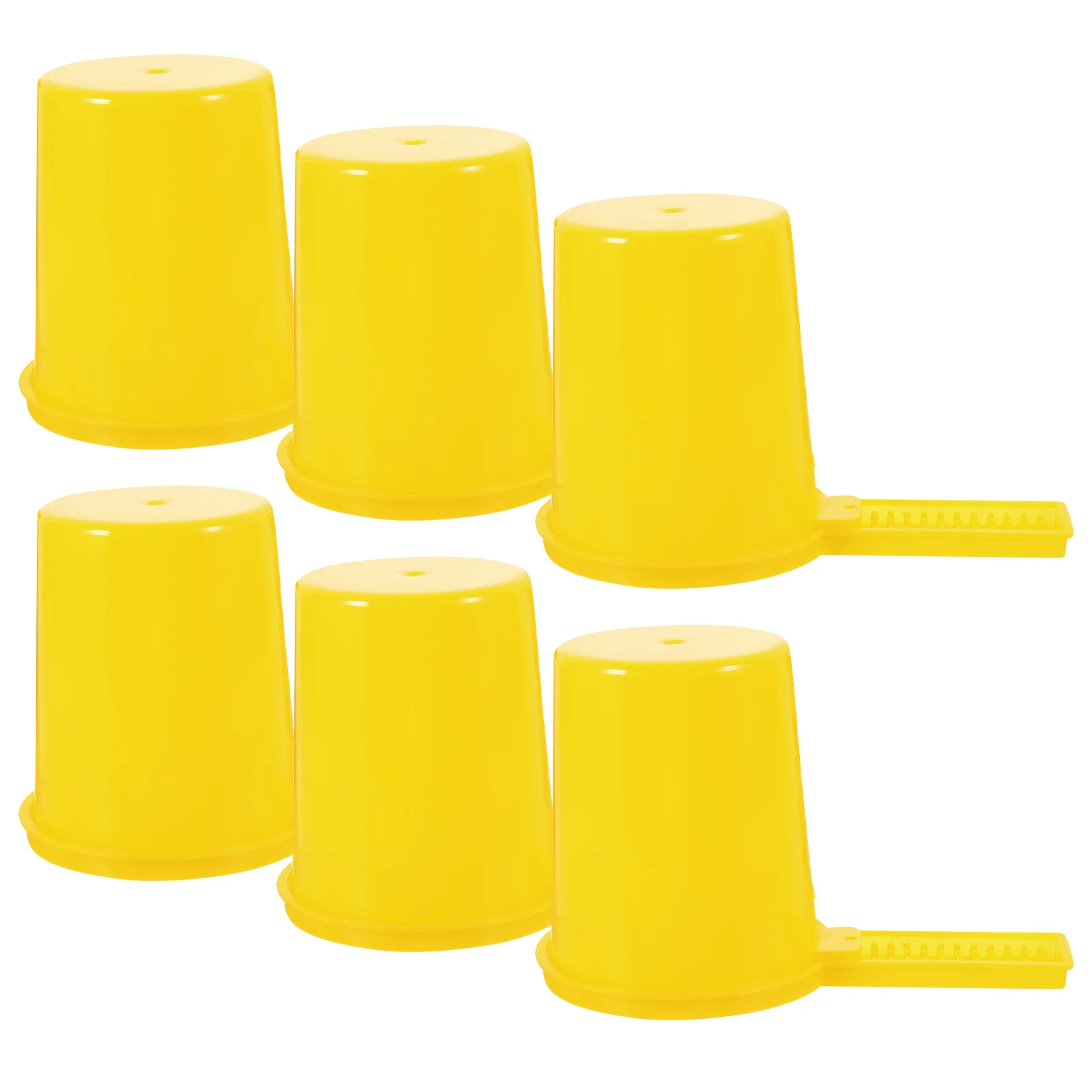 

6 Pcs Bee Waterer Glasses Feeder for Houses Cups Bees Tools Dispenser Small Plastic Watering Station Feeders