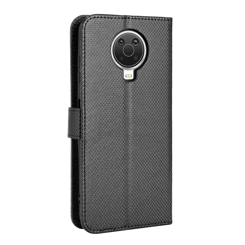 For Nokia G10 G20 Case Luxury Flip Diamond Pattern Skin PU Leather Wallet Stand Case For Nokia G 10 G 20 Phone Bag