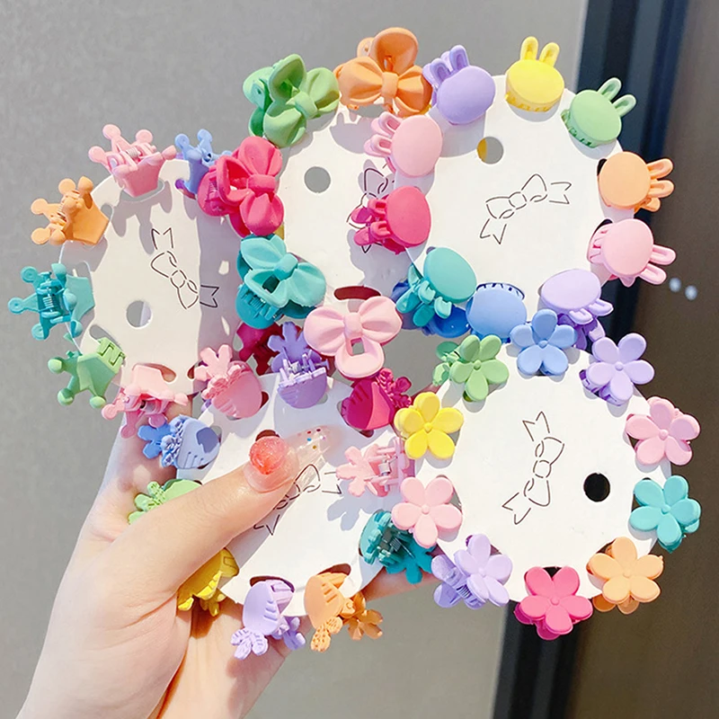 10pcs Children's Small Grab Clip Hair Grip Cute Little Clip Small Card Headdress Baby Broken Hair Card Side Hair Clip Female