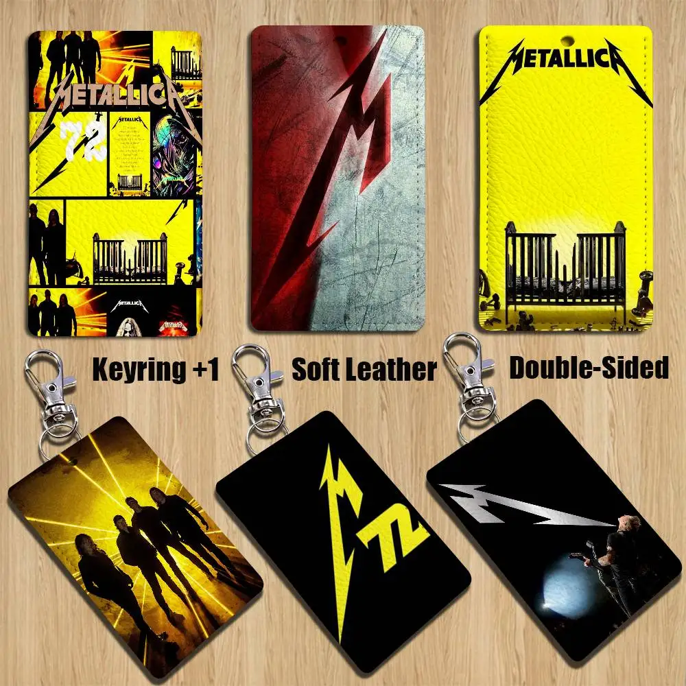 

hot S-seasons M-metallica 72 Holder For Bank Business Work Card Holder Student Card Case Bus Card Keychain