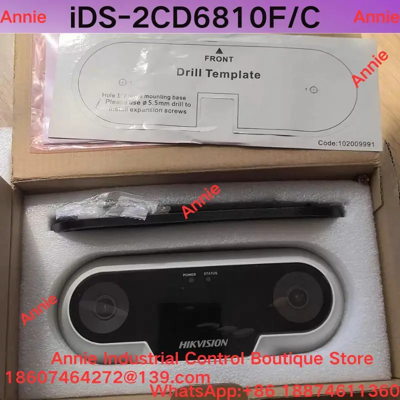 Brand New  IDS-2CD6810F/C Binocular Passenger Flow Counting Network Camera with 2.0mm Lens