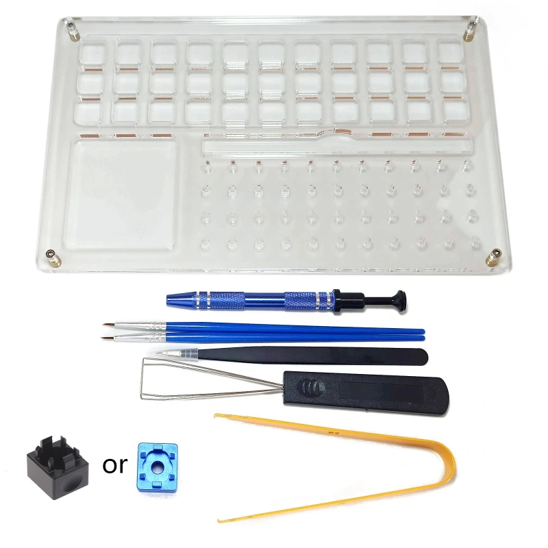 

Lube Station 33 with SwitchKeycaps Puller Kits Opener for Mechanical Keyboard Lube Lubing 8Pcs Dropship