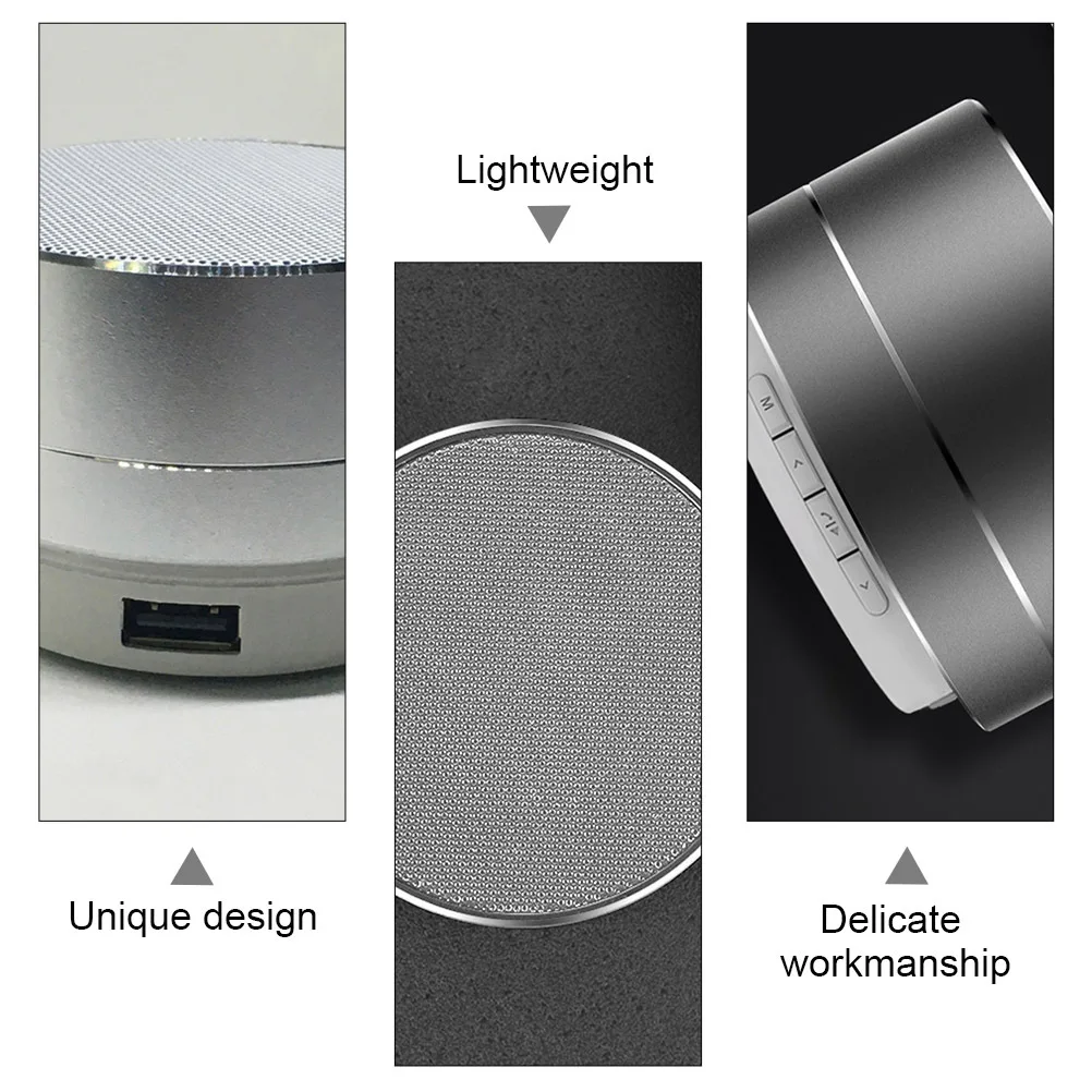 

Speaker 4.1 Wireless Subwoofer Stereo Sound Box Hifi Super Bass For Smartphone Tablet Pc U Disk Aux Silver