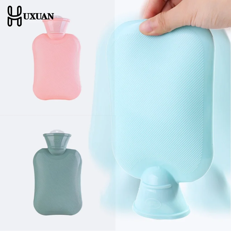Hot Water Bottle Rubber Bag Cute Cartoon Winter Warm Relaxing Safe Heat Cold Large Hot Water Bag Hand Feet Warmer Girls Pocket