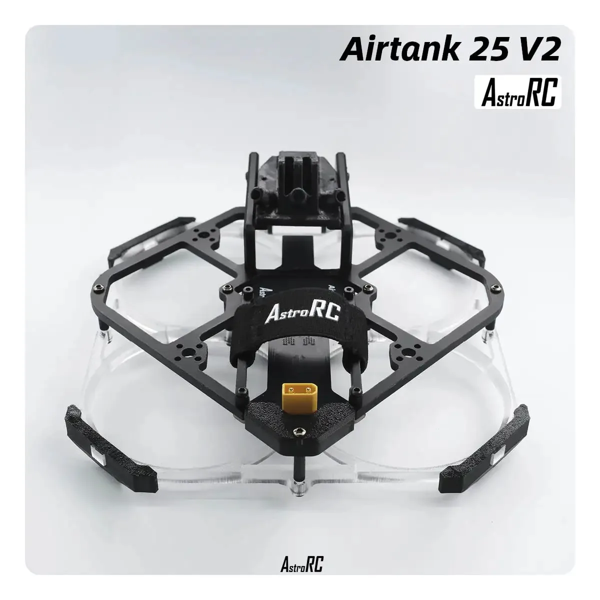 [3.5-Inch Complete RC Flight Kit] AIRTANK 35 V2 Upgraded Ducted Quad with Protective Prop Guards by AstroRC