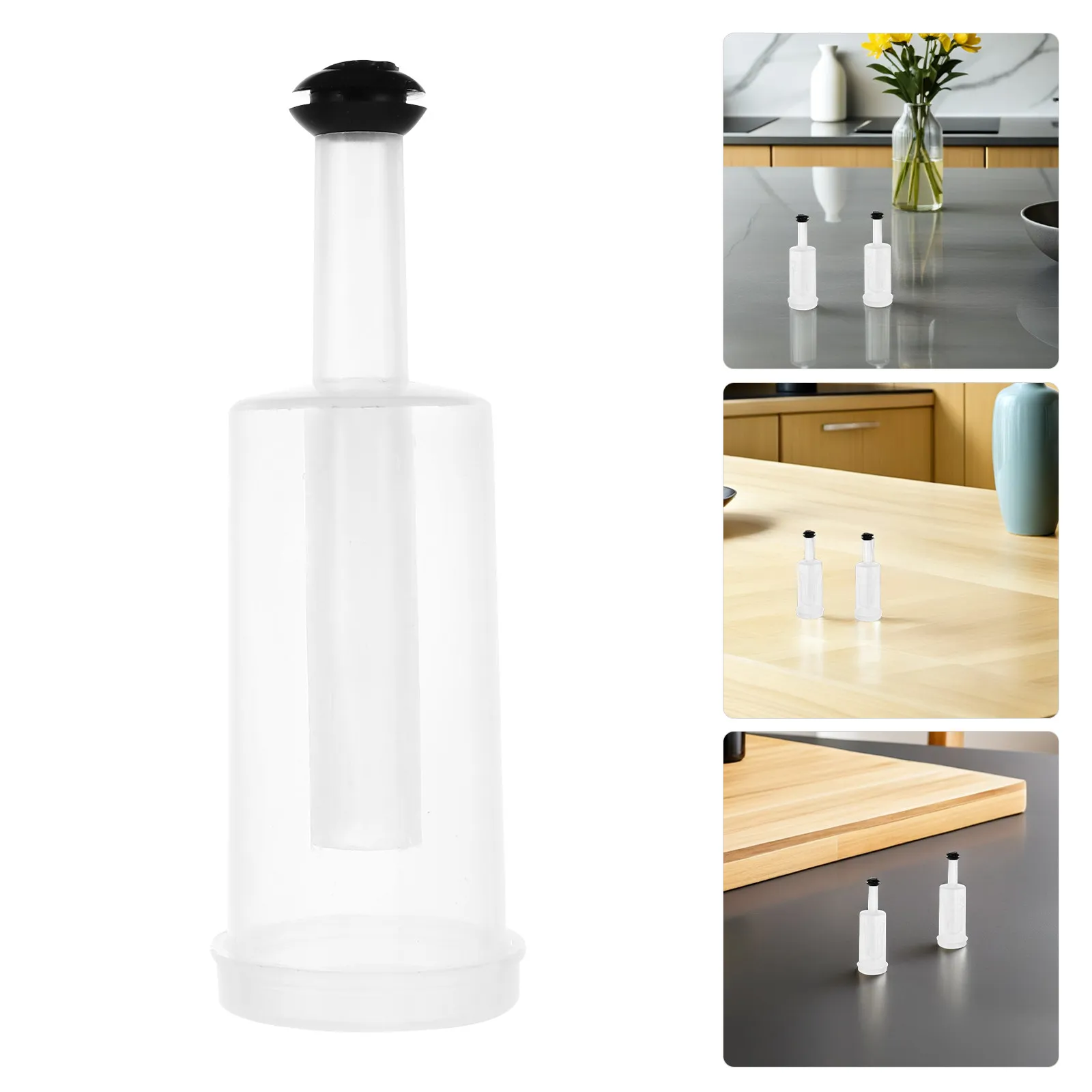 5Pcs Fermentation Airlock Airtight Valve Transparent One-Way Check Valve for Beer Wine Mead Kombucha Pickling Sauerkraut Brewing
