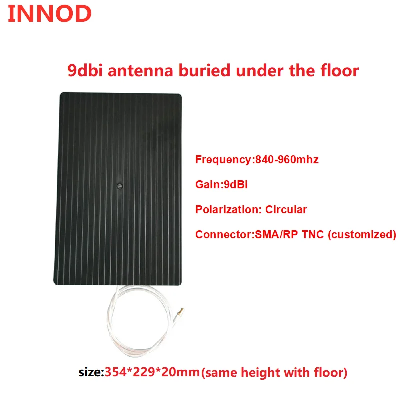 

Long range1-3M directional UHF RFID 860-960MHz high gain 9dbi timing floor mat antenna for sport timing race