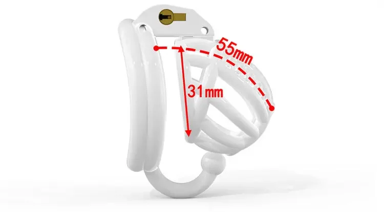 New Mesh Honeycomb Male Chastity Device Breathable Penis Lock Mini/Long Cock Cage 4 Sizes Penis Ring with Hook Adult Sex Toys 18