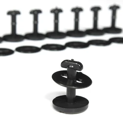 10PCS Black Floor Carpet Mat Clips Rivets Retainer Clips Trim for BMW E46/318I For Door Trim Panel Retainer