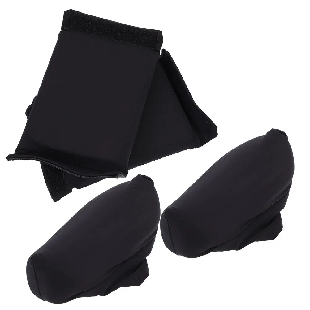 1Set Cane Pads Black Soft Protective Hand Grips Cushions for Crutch Underarm Comfortable Walking Aid for Elderly Pain Relief