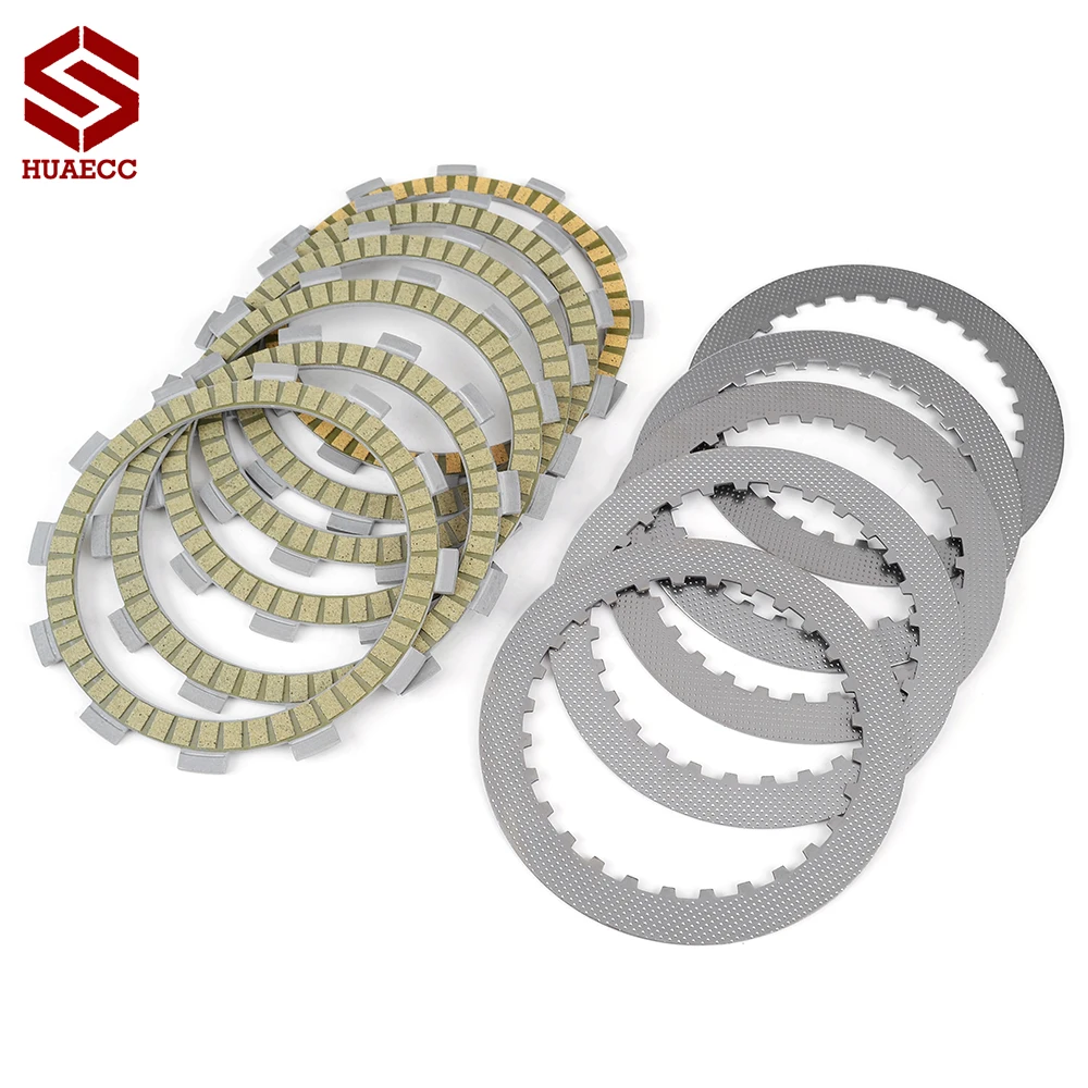 Clutch Friction Disc Plate Kit for Suzuki ST400V ST400 Tempter LS400F LS400U LS400P LS650 Boulevard S40 LS650 Savage