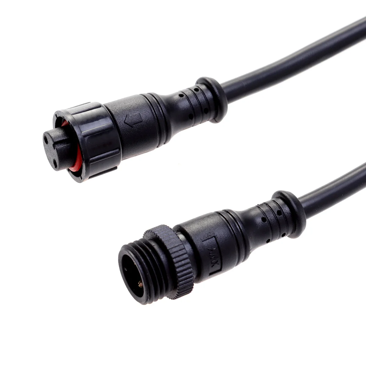 

2Pcs Waterproof Plug Connector with Uv Resistance Stable Conductive Performance for String Light Cable Outdoor Indoor