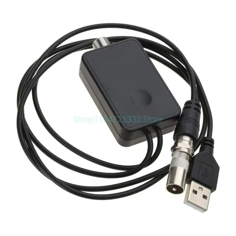 

Digital Indoor Antenna Amplifier Reception 50Miles 1.5C-2V / Black L=0.